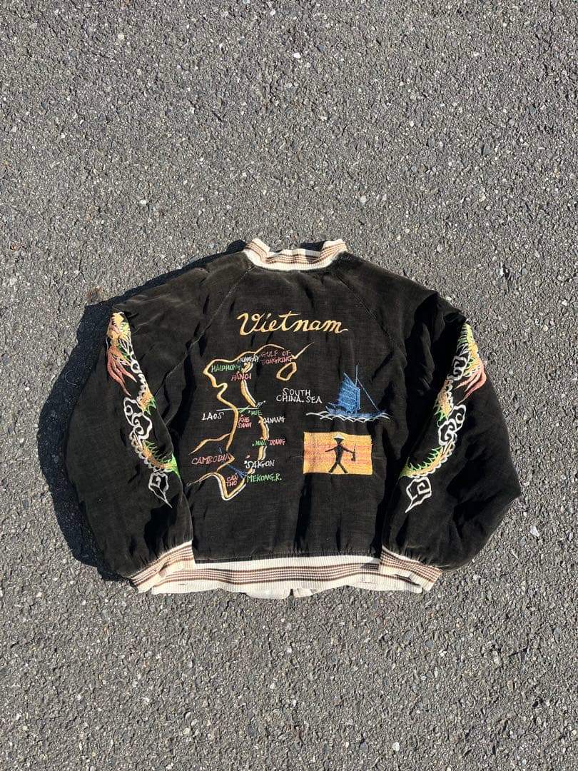 50s 別珍 スカジャン ベトジャン スーベニアジャケット