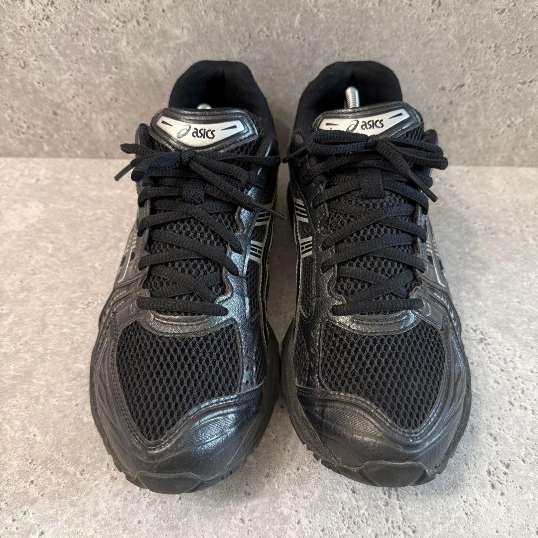 美品 アシックス GEL-KAYANO 14 ブラック×シルバー 27.5cm
