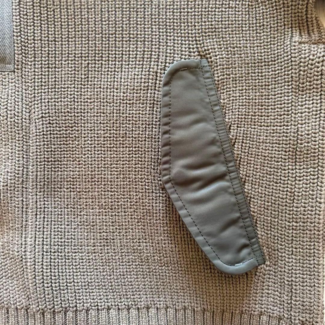 【美品】sacai 23AW 23-02995M ニットブルゾンメンズ 2