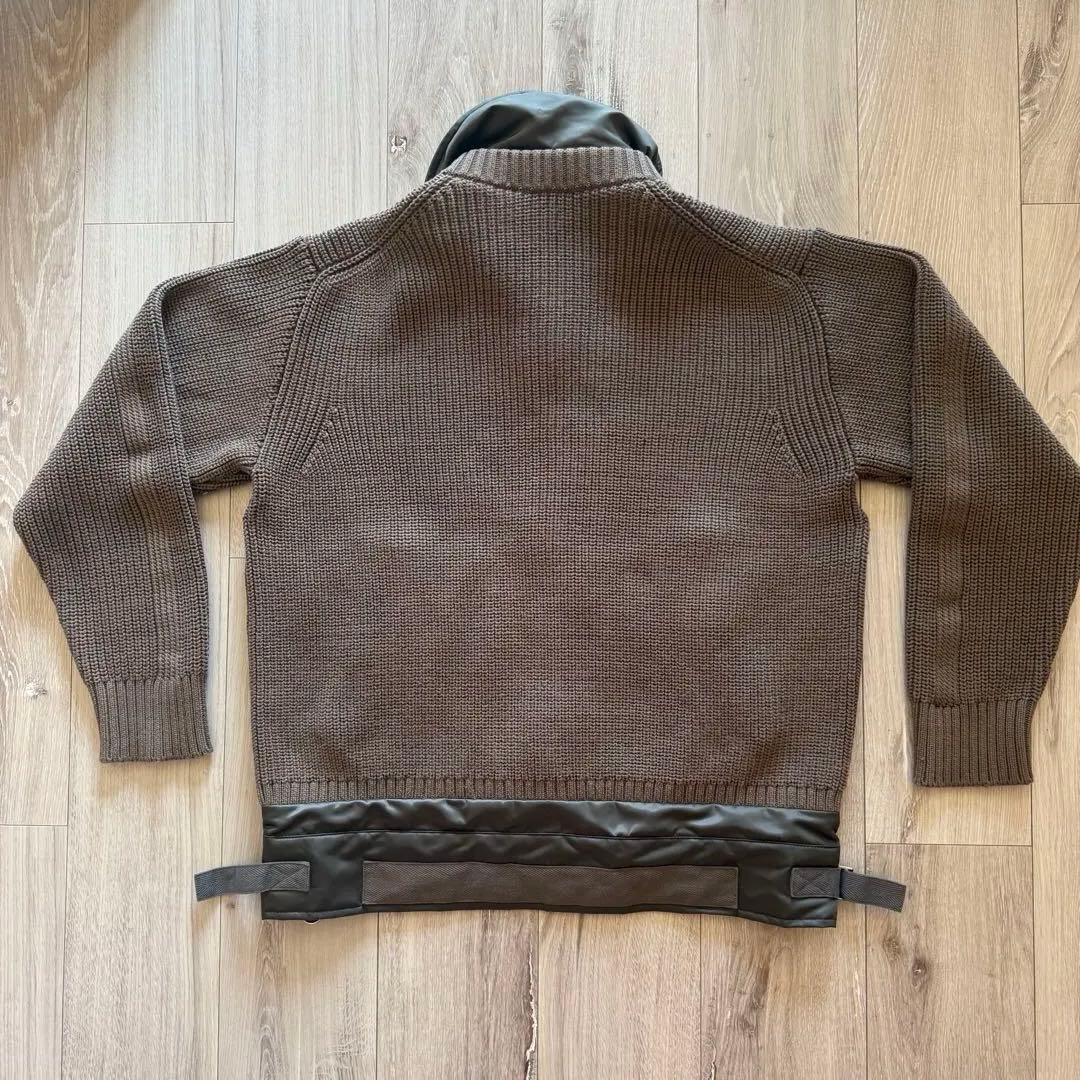 【美品】sacai 23AW 23-02995M ニットブルゾンメンズ 2
