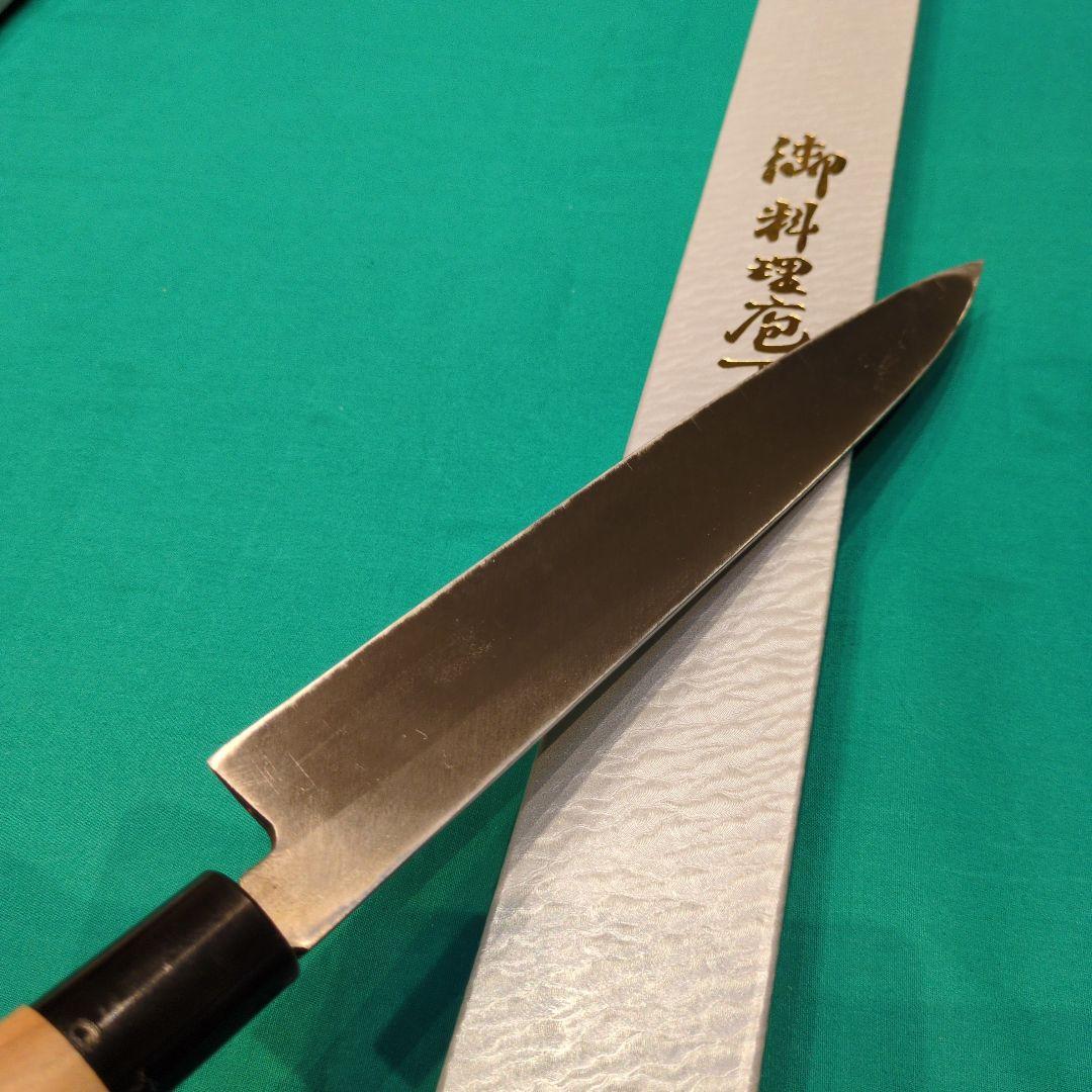 ≪銀三鋼使用≫正光作　柳刃包丁　刺身包丁　9寸　270ミリ　桜柄付き