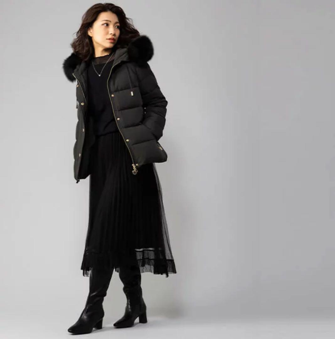 La MODE フォックスファー　ダウンジャケット