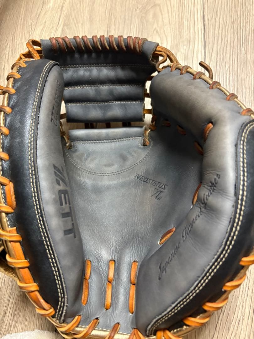 ZETT 軟式野球グローブ 右投げ用 捕手用