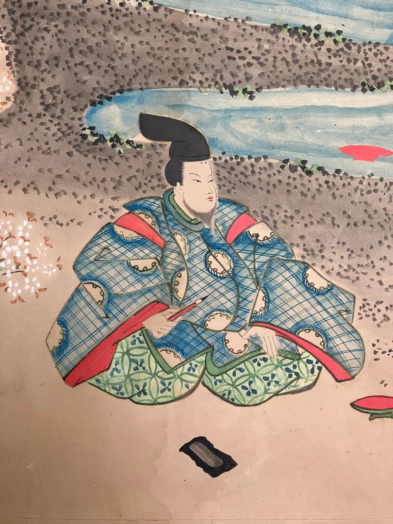 屏風 土佐守光孚 日本画 引取品 年代物 時代物 詳細不明