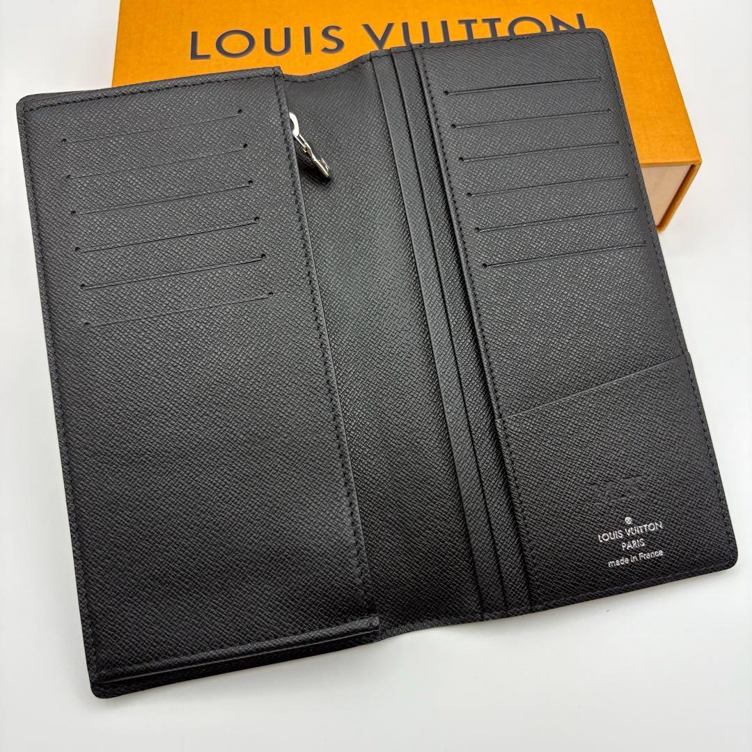 【極美品】ルイヴィトン ダミエ グラフィット 長財布 ポルトフォイユブラザ 黒