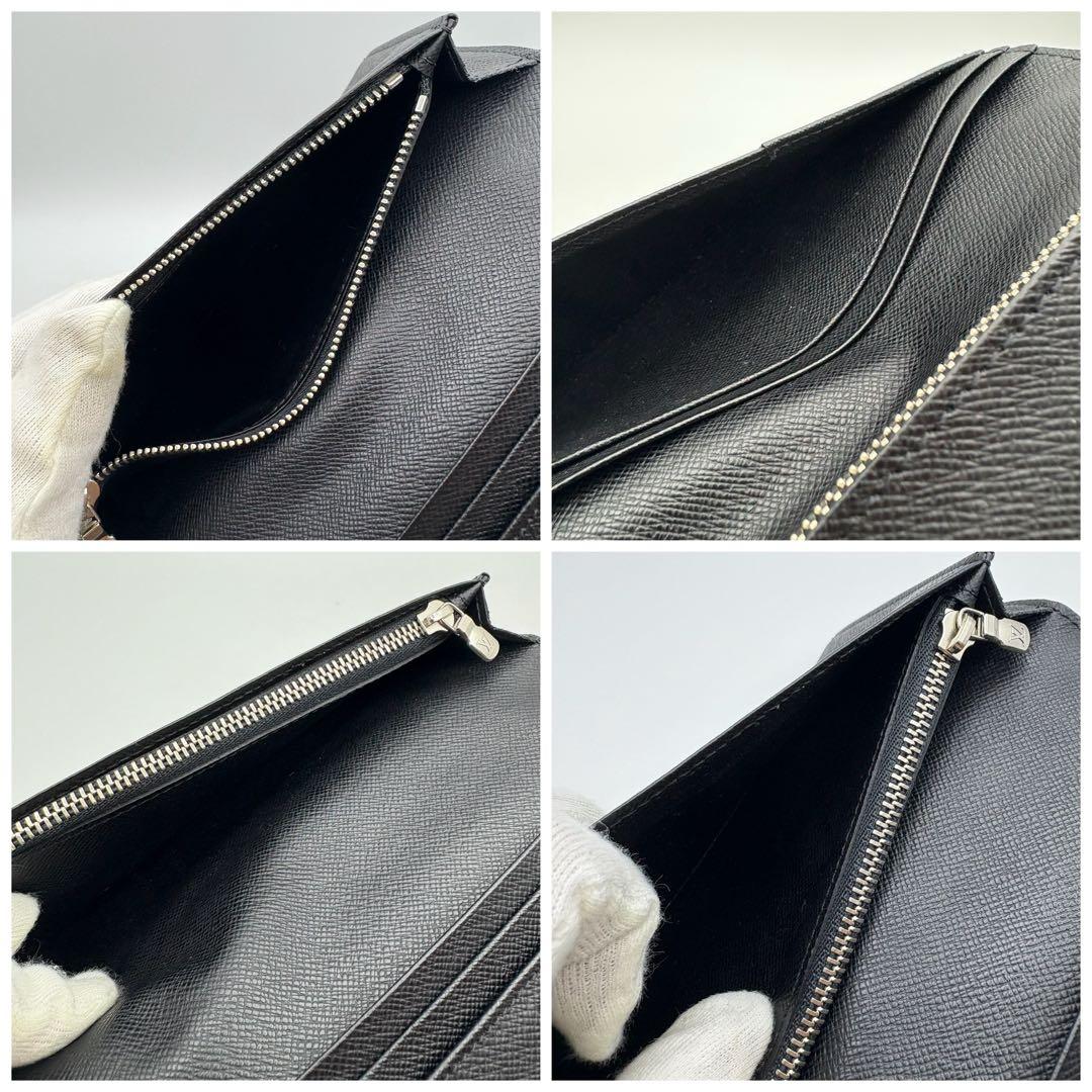 【極美品】ルイヴィトン ダミエ グラフィット 長財布 ポルトフォイユブラザ 黒