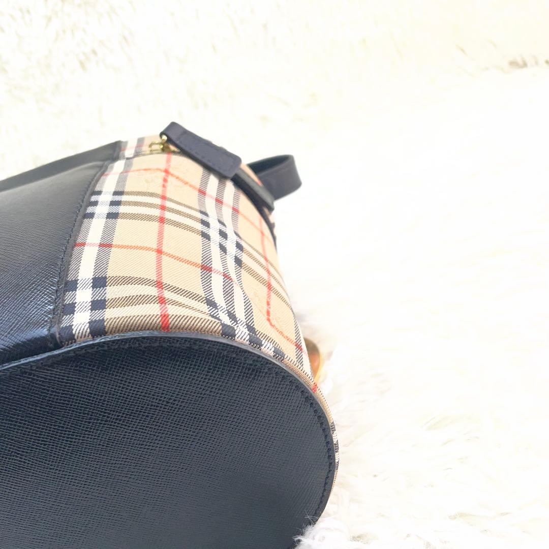BURBERRY バーバリー バニティバッグ　ノバチェック シャドーホース