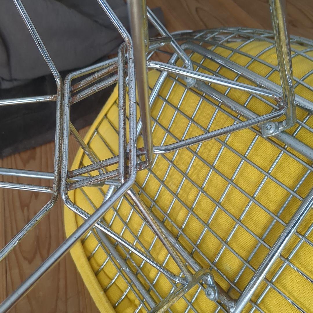 ワイヤーチェア　ビキニパッド　DKR　イームズ　イエロー　ヴィトラ