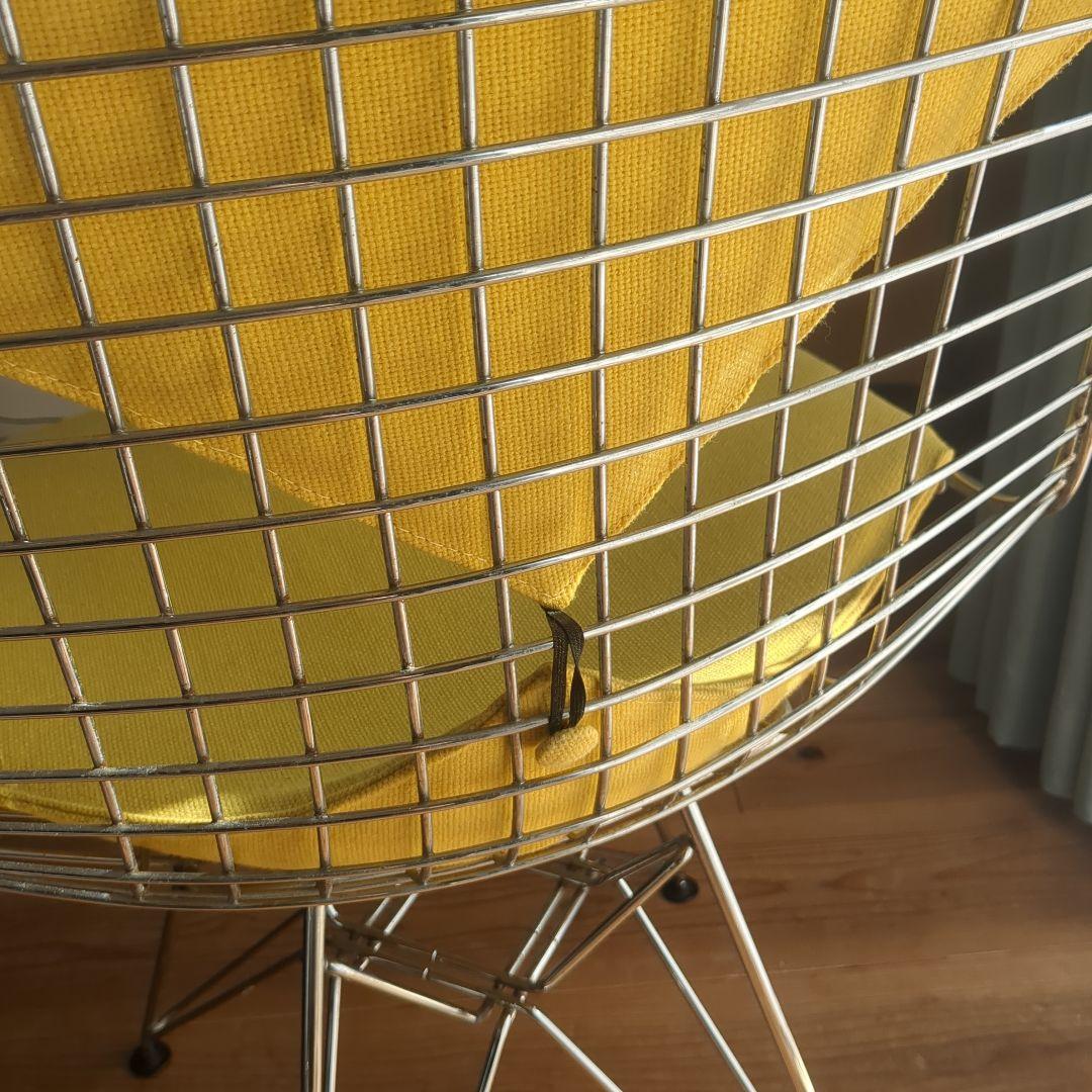 ワイヤーチェア　ビキニパッド　DKR　イームズ　イエロー　ヴィトラ