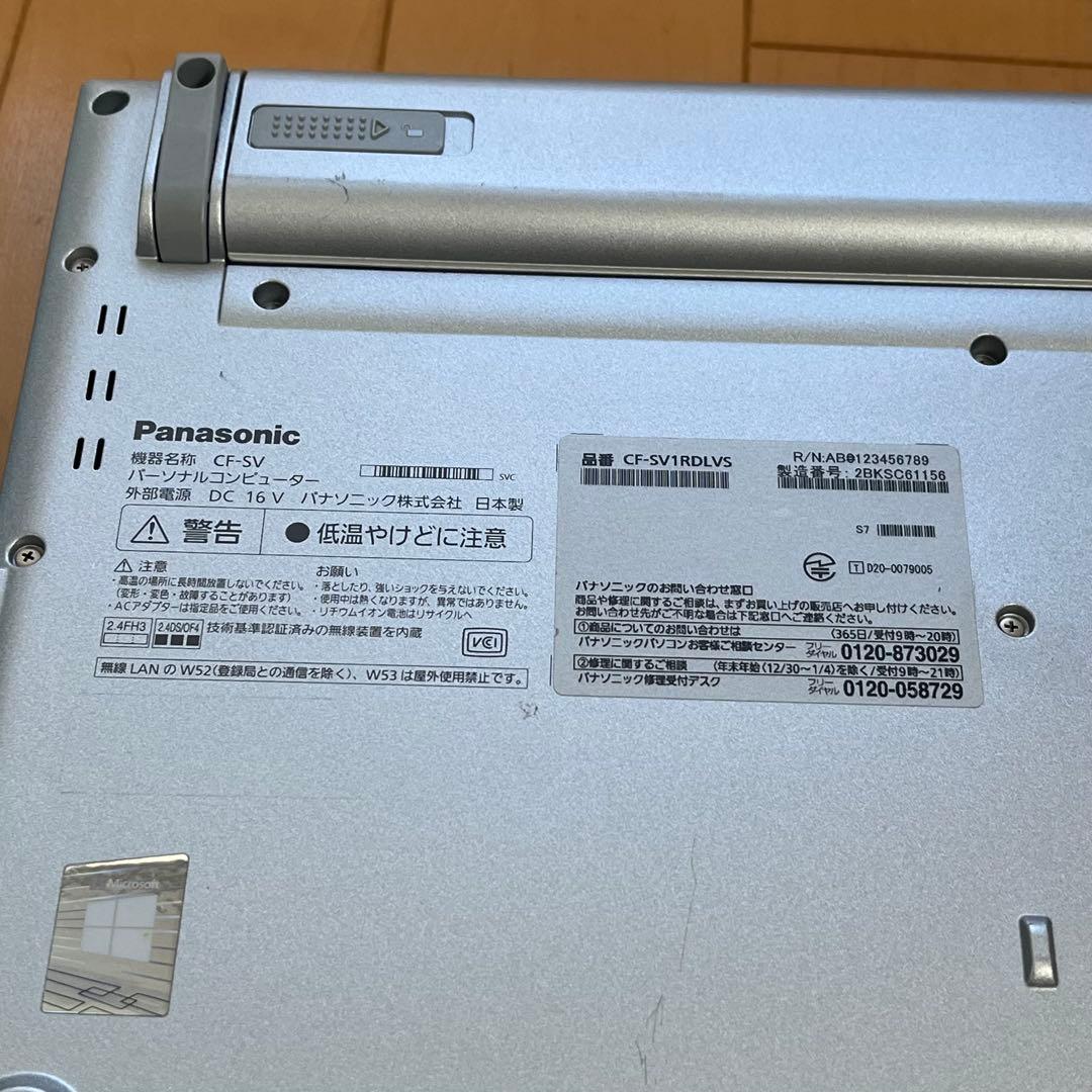 SSD512GB搭載 パナソニック CF-SV1 12インチ i5-16GB