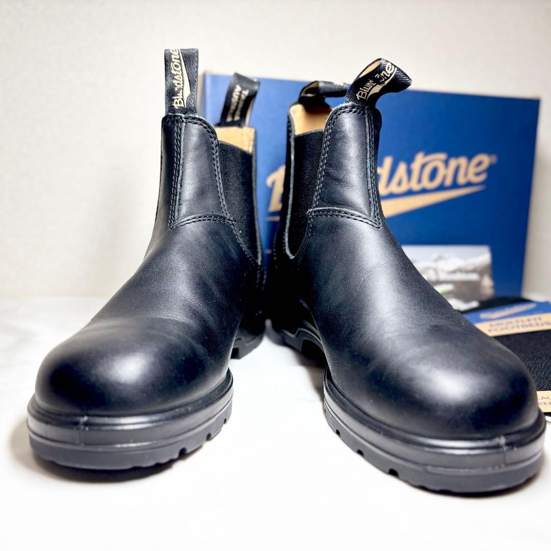 【新品】　ブランドストーン　サイドゴアブーツ　黒24.5cm 別売インソール付