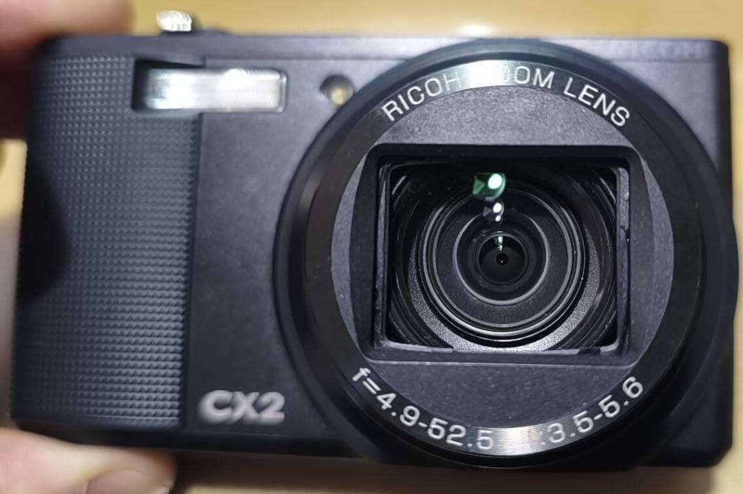 [動作良好・美品]RICOH CX2 Black コンデジ 付属品多数