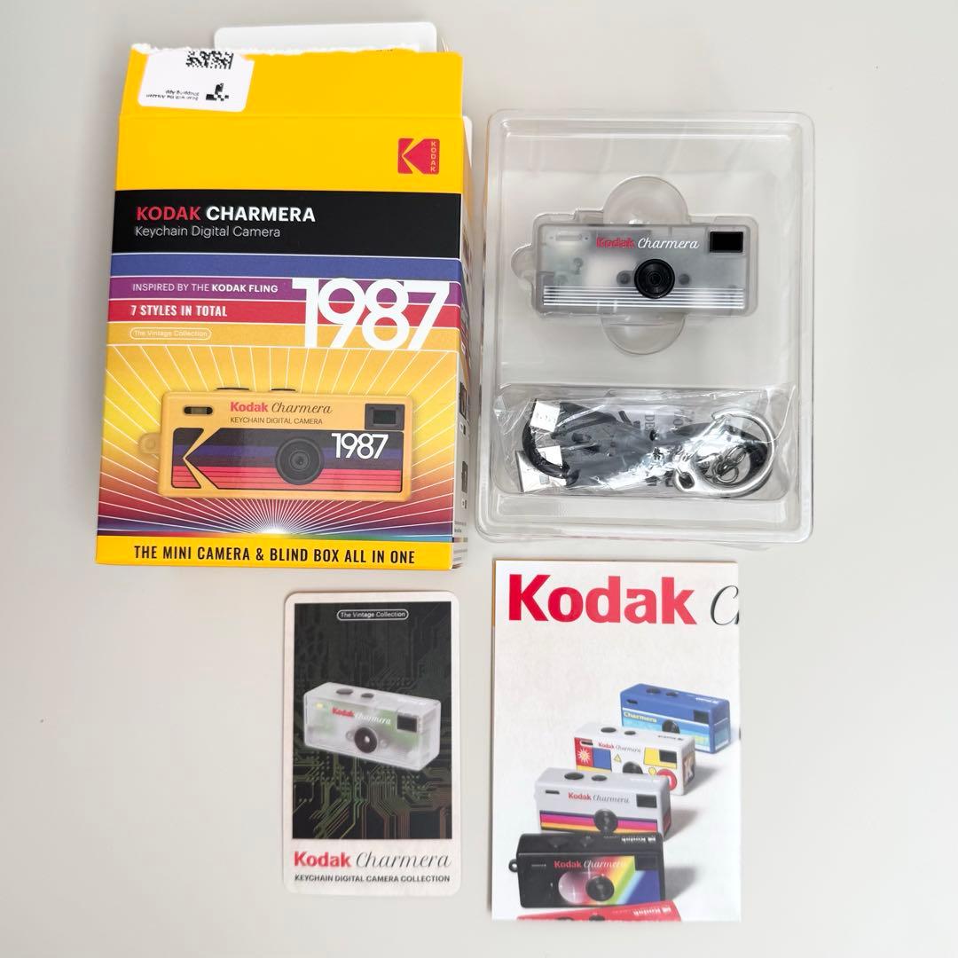Kodak Charmera キーチェーンデジタルカメラ TYPE07スケルトン