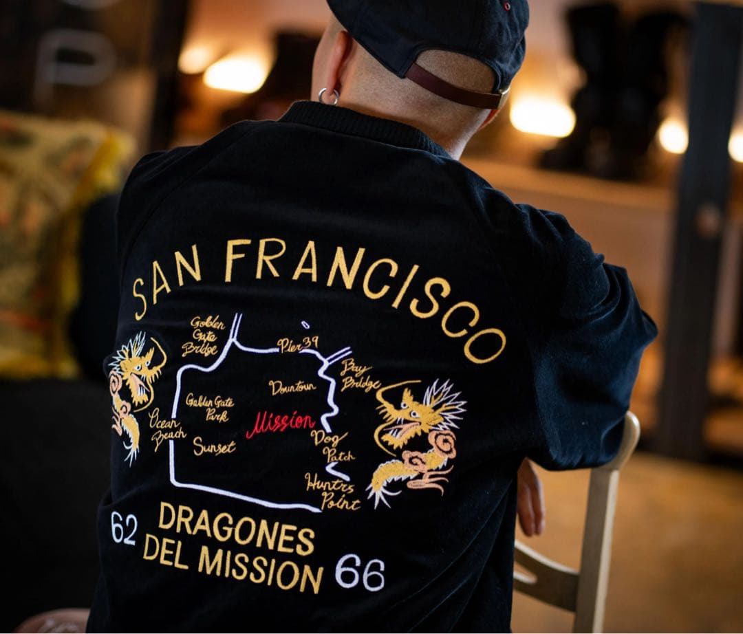 【別珍】ミッションディストリクト DRAGONES DEL Lサイズ