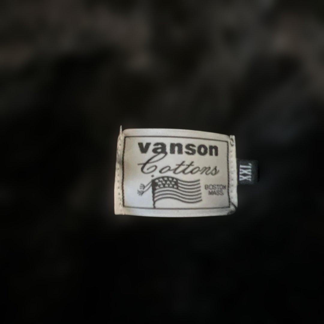 美品！VANSON バンソン スカル ニットジャケット ドクロ 裏地ボア 3XL