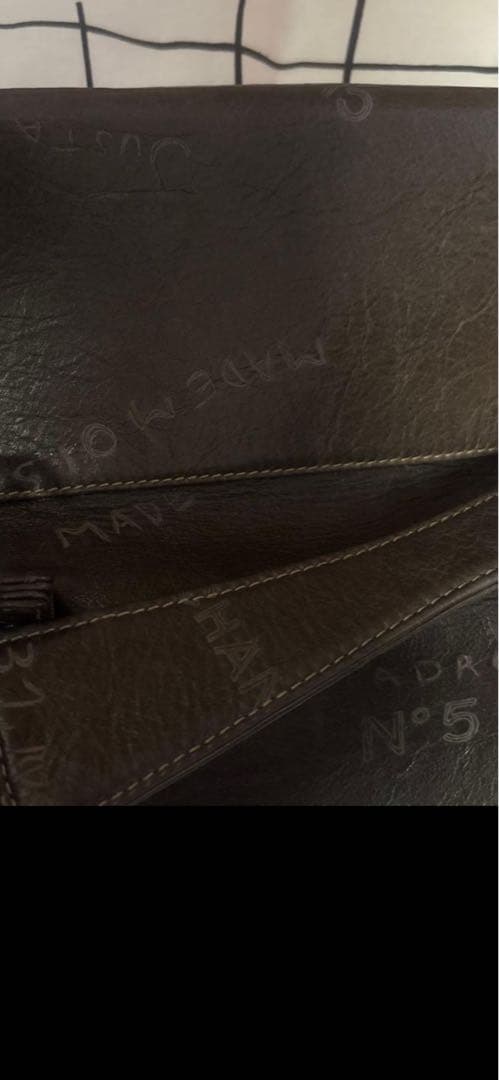 専用ブラウンレザーショルダーバッグ