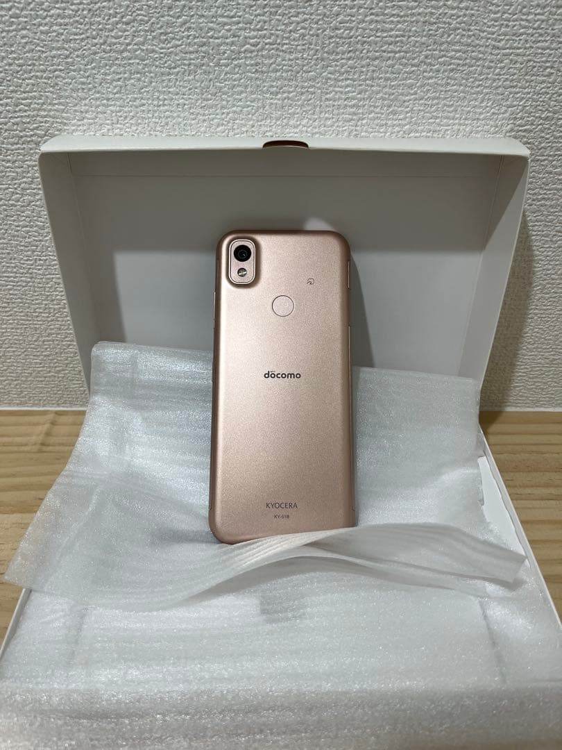 【極美品】 あんしんスマホ KY-51B ピンクゴールド 64GB