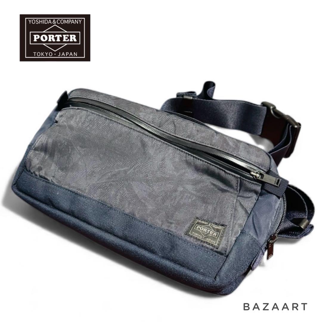 PORTER ボディバッグ ウエストバッグ ダークフォレスト ネイビー 未使用品