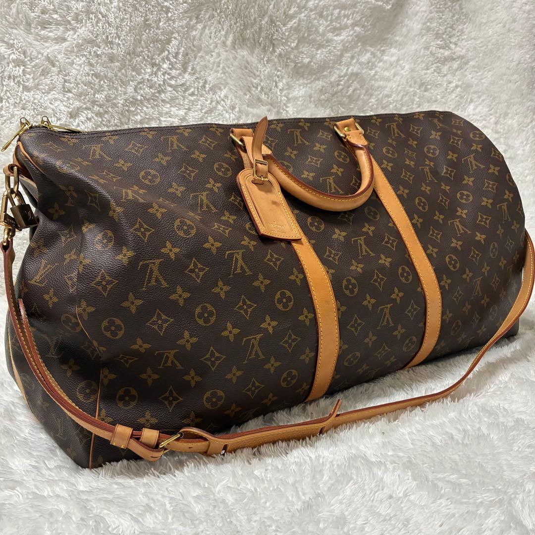 【極美品】　ルイヴィトン　モノグラム　キーポル60 ボストンバック　2way