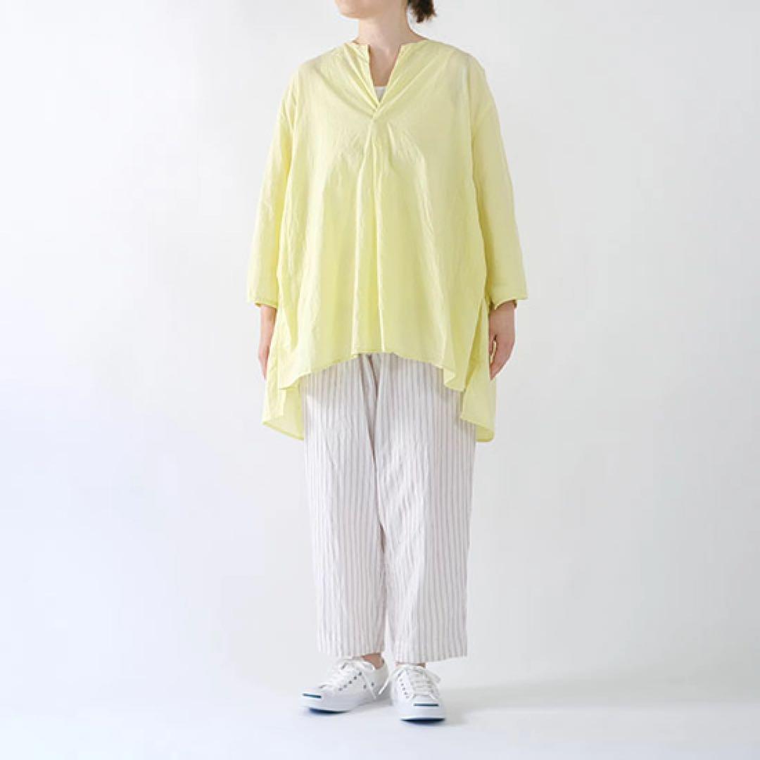 新品タグ付き ヴェリテクール コンフォータブルトップス イエロー