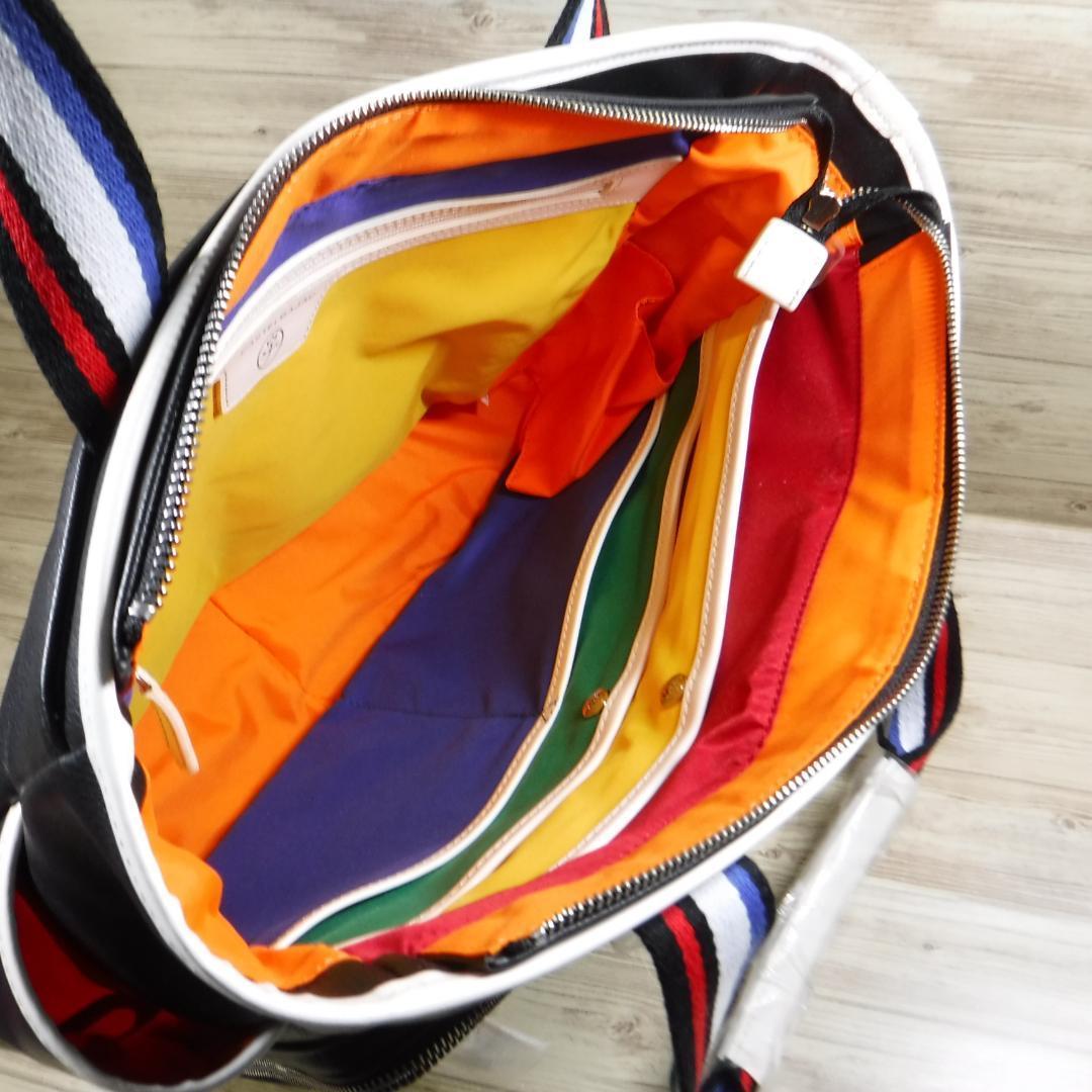 カステルバジャック 定価19800円 黒 レザー トートバッグ B4 ブラック