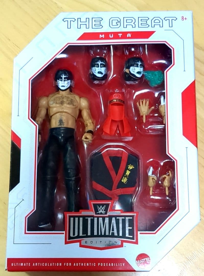 WWEマテル グレート ムタ アルテメットエディション レアカラー黒 WCW