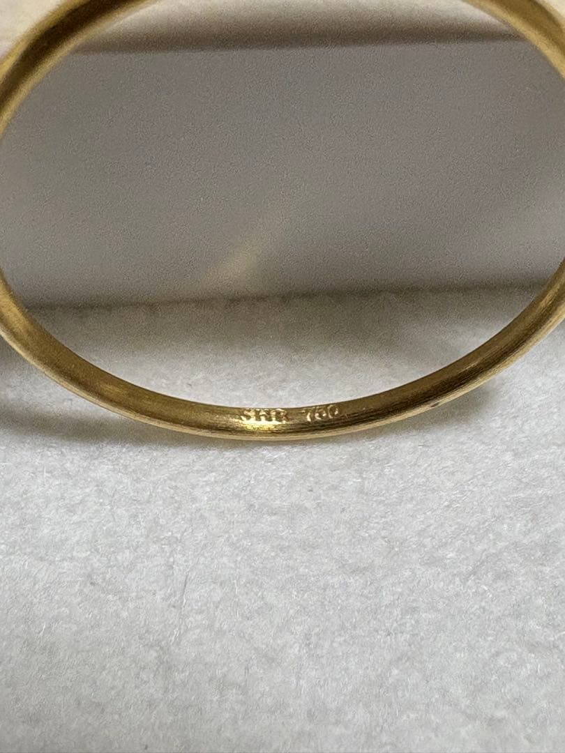 SHIHARA ゴールドリング シンプル