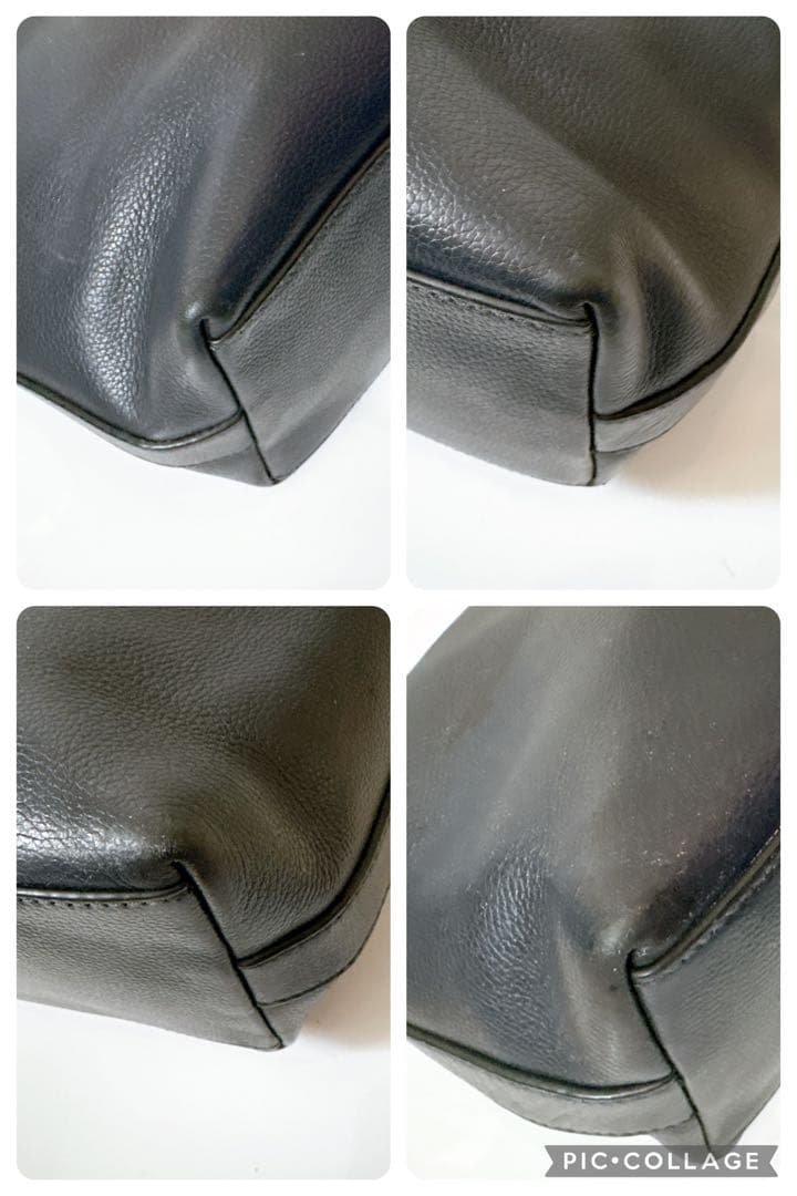 美品　コーチ　ショルダーバッグ　チャールズ スモール メッセンジャー　　レザー