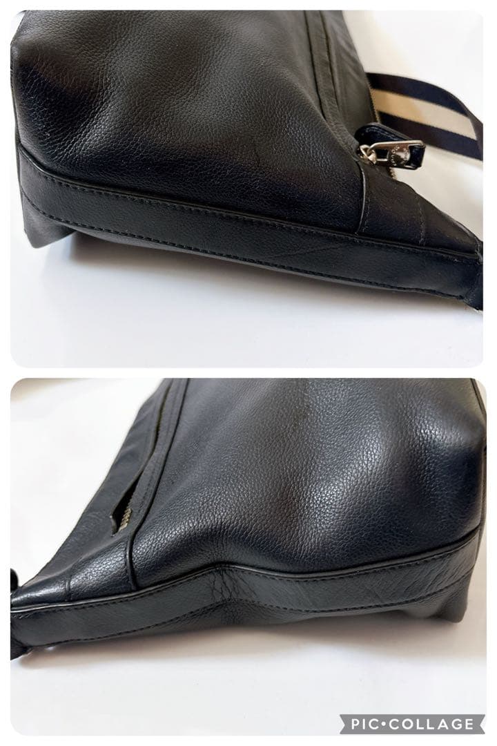 美品　コーチ　ショルダーバッグ　チャールズ スモール メッセンジャー　　レザー