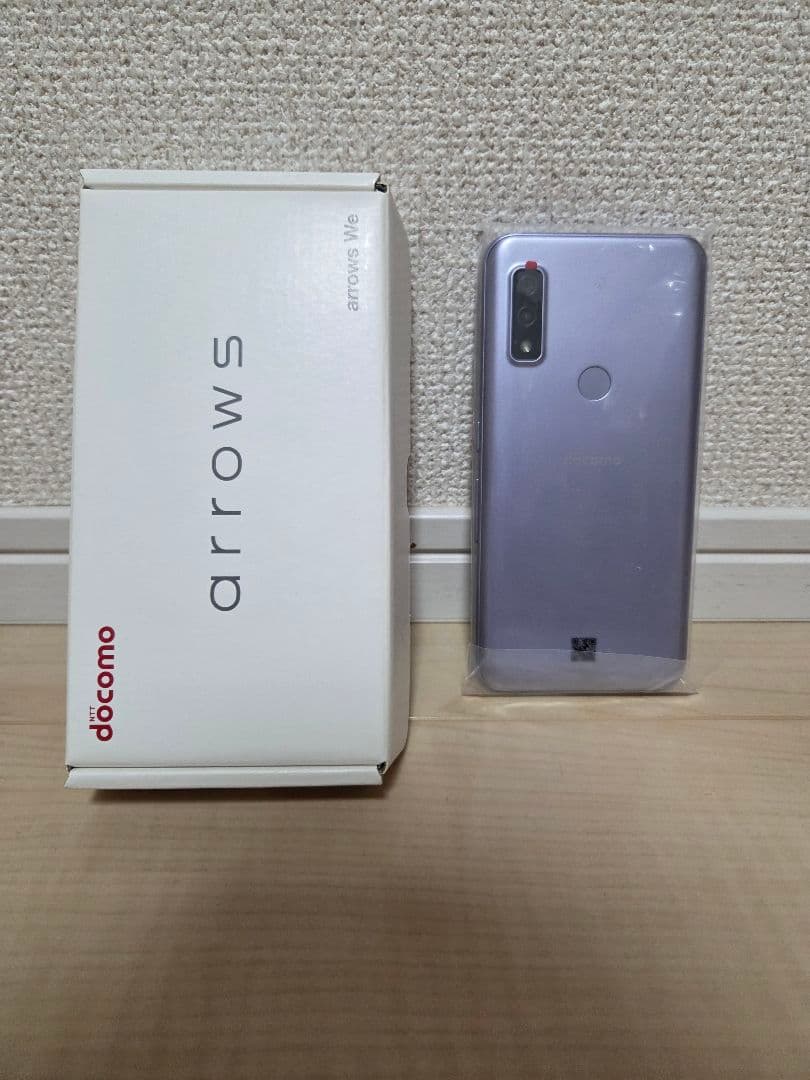docomo arrows 紫色 スマートフォン本体