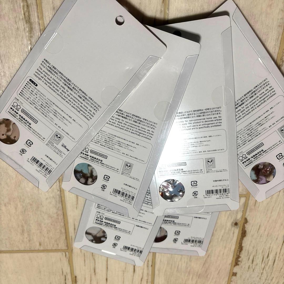 公式　ポンポンドロップシール ディズニー&スヌーピー　6枚セット