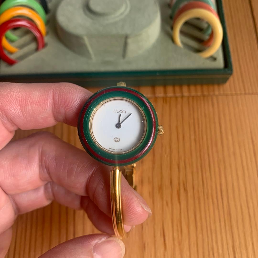 GUCCIチェンジベゼル箱付きジャンク品