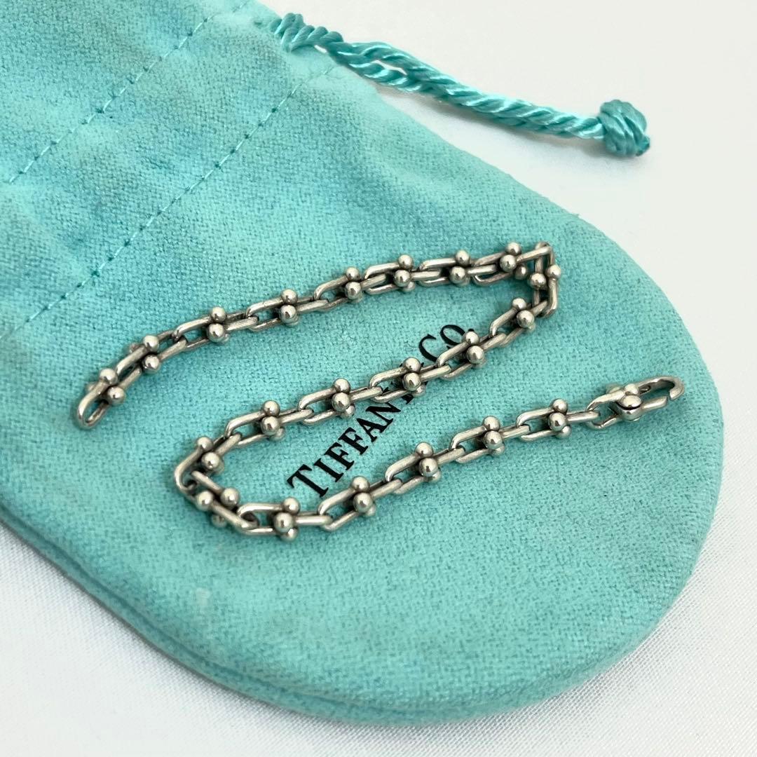 美品 Tiffany ティファニー ハードウェア マイクロ ブレスレット