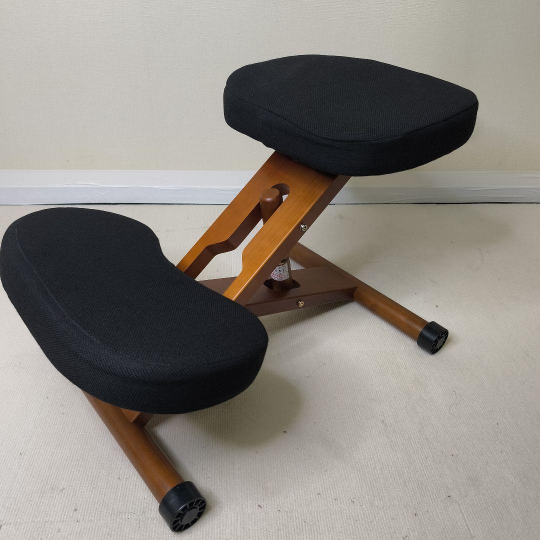 宮武製作所　 プロポーションチェア バランスチェア ブラック　カバー付き 黒