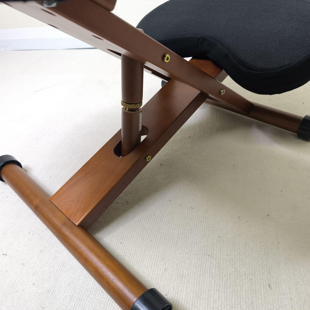 宮武製作所　 プロポーションチェア バランスチェア ブラック　カバー付き 黒