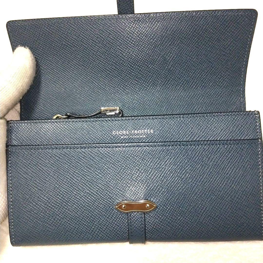 【極美品】グローブトロッター ジェット フラップオーバーパース レザー 長財布