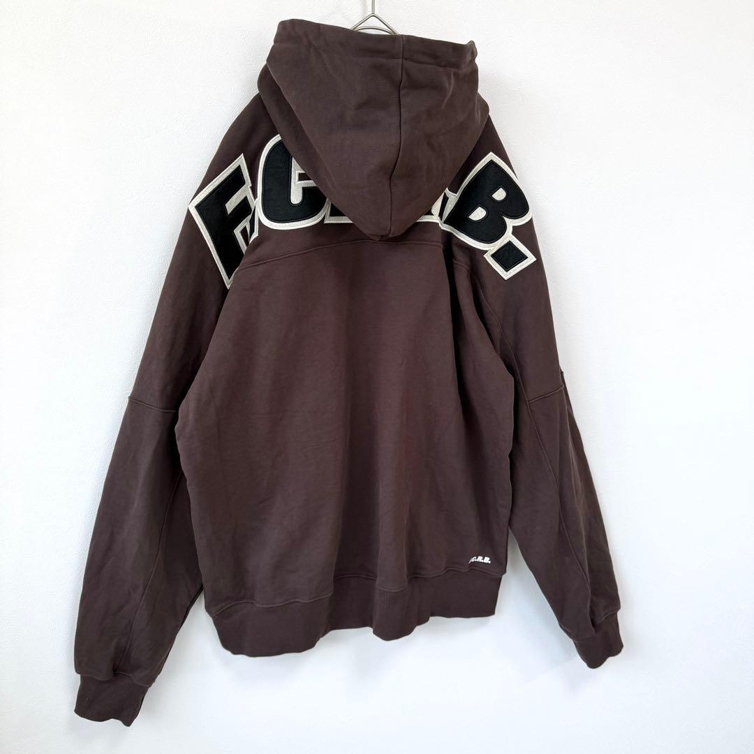 【即完売✨】F.C.レアルブリストル ビッグロゴ バギースウェットフーディ XL