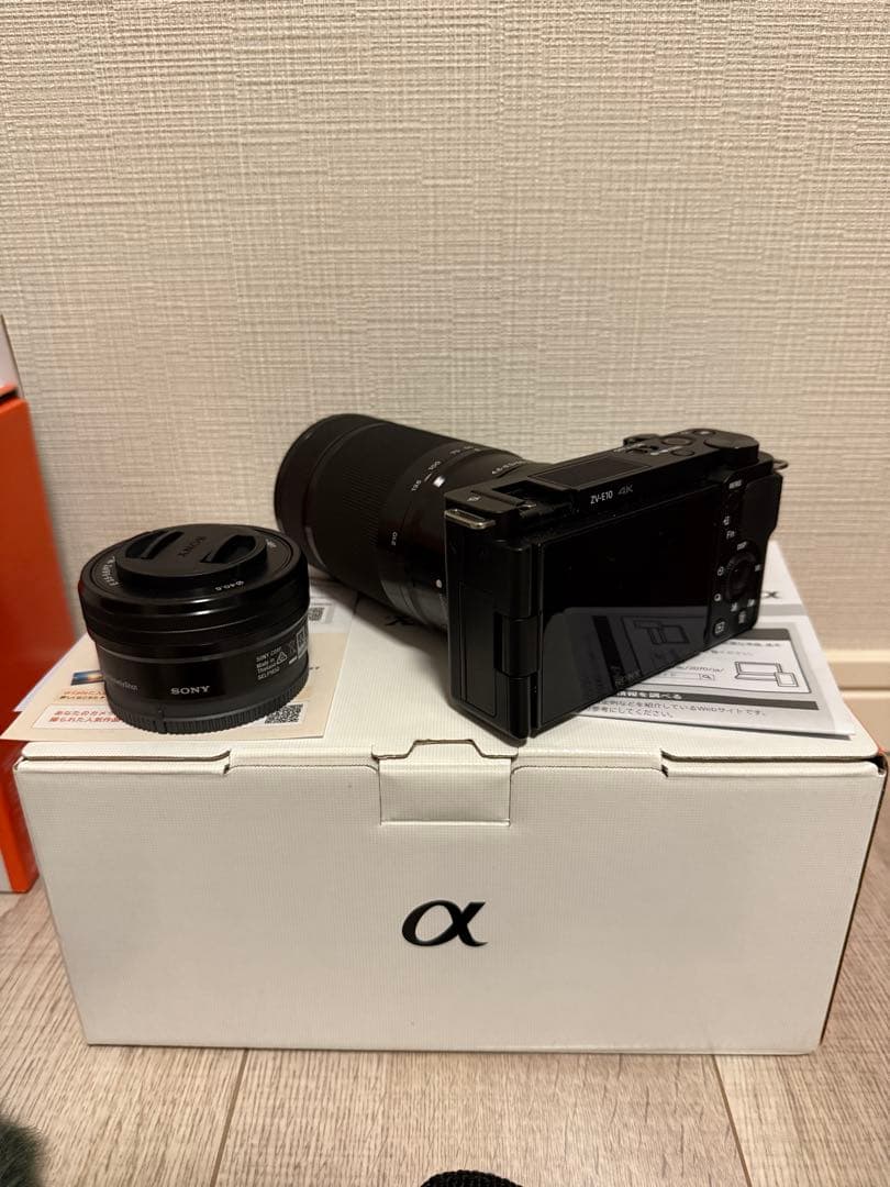 ZV-E10 ダブルズームレンズ シューティンググリップ