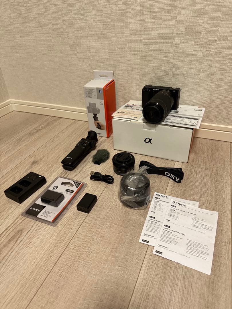 ZV-E10 ダブルズームレンズ シューティンググリップ