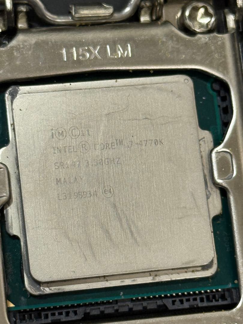 ASUS H97マザーボード　i7-4770K RAM32GBセット