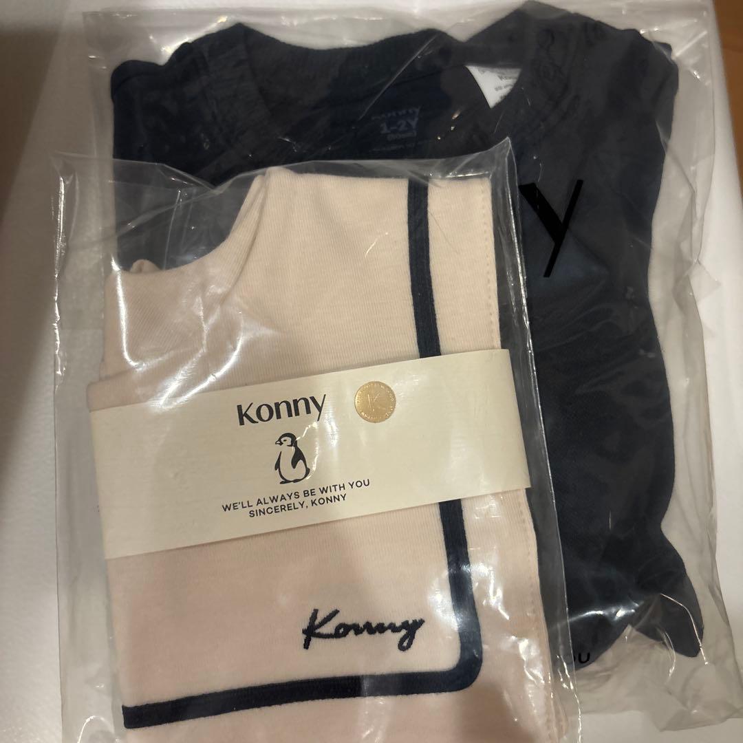 新品未使用　コニー　マリンスタイ&サマーピケシャツセットアップ　80