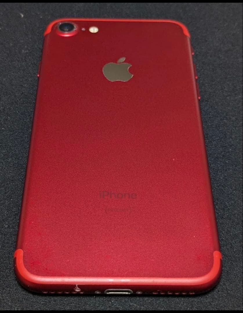 美品 Apple iPhone 7 レッド 本体　128GB