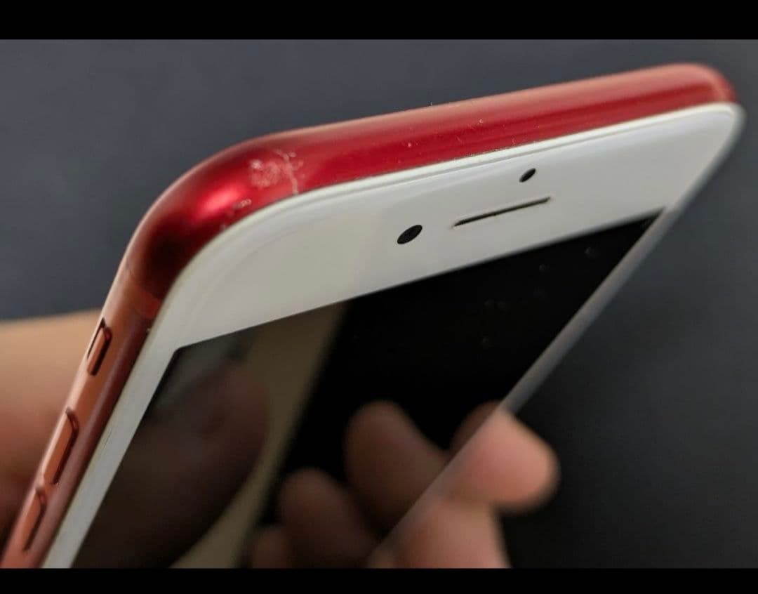 美品 Apple iPhone 7 レッド 本体　128GB