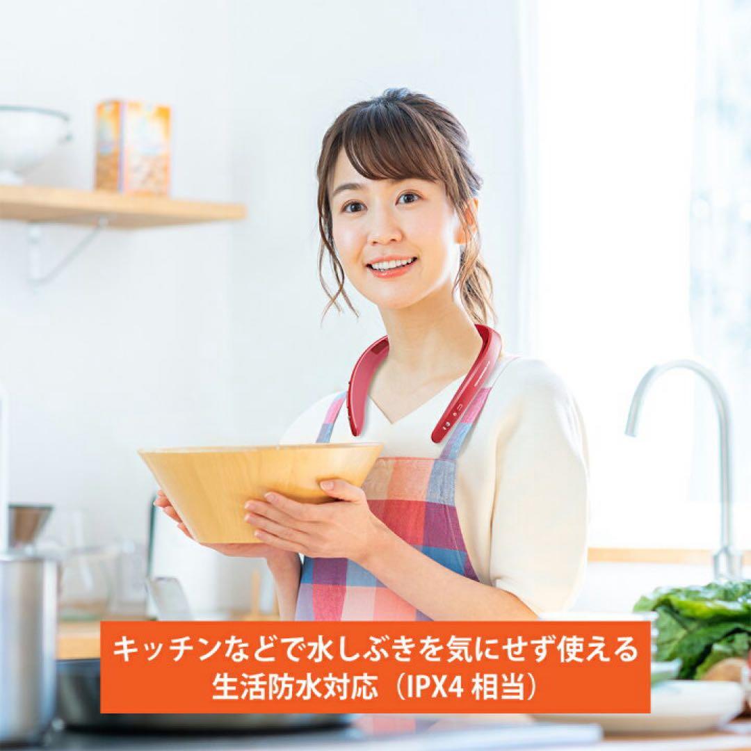 【新品未使用】SHARP ウェアラブル ネックスピーカー AN-SS2 ブラック