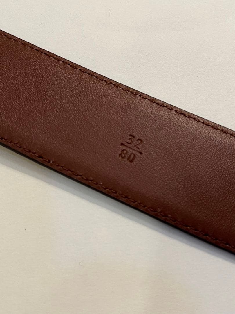 miu miu 完売モデル　ブラウンレザー ベルト　prada 男女兼用