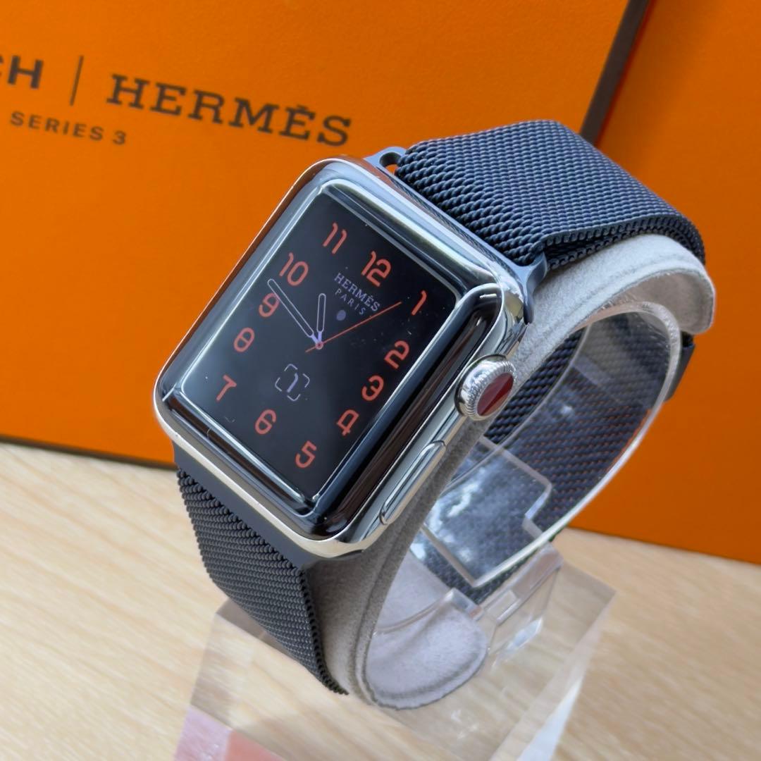 3024 美品　Apple Watch エルメス　シリーズ3 シルバーステンレス