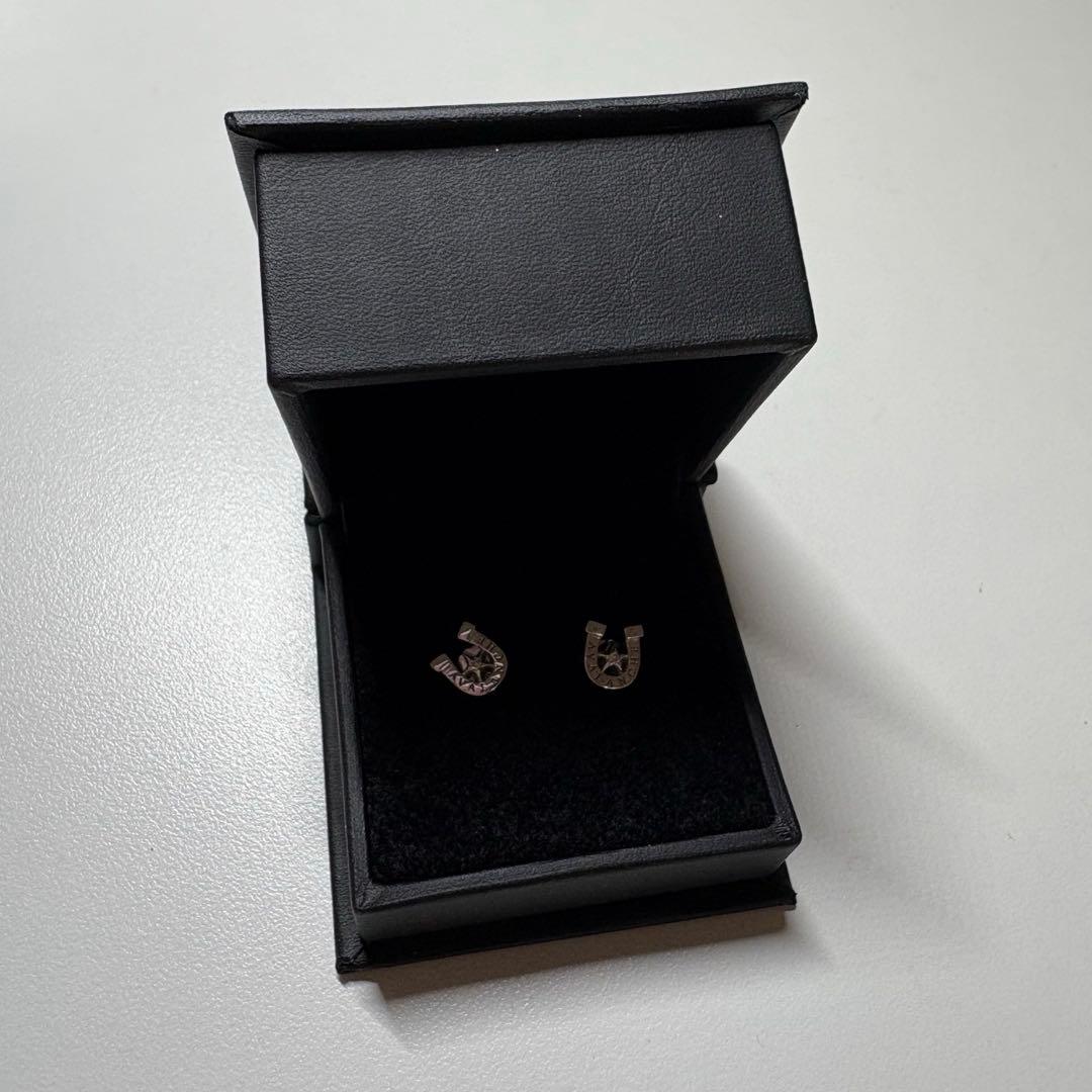 【未使用】AVALANCHE シルバーピアス(ホースシュー、馬蹄)