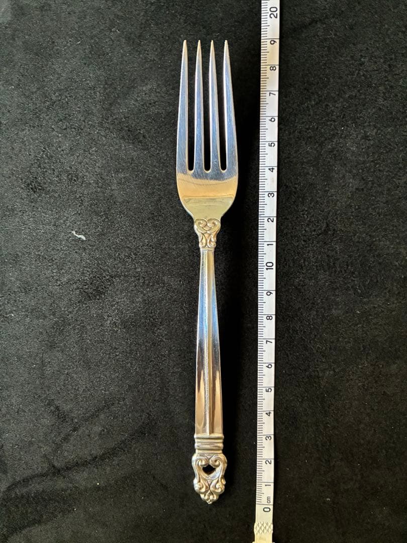 【ロイヤルデニッシュ】スターリングシルバー　カトラリー4本セット