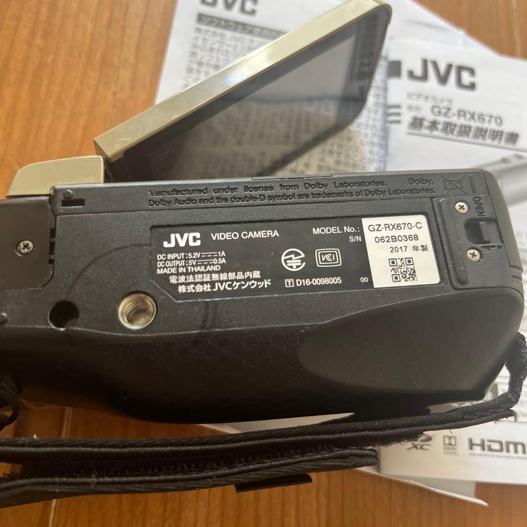 Everio R GZ-RX670-C 60x ビデオカメラ v9404