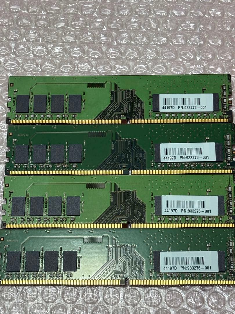 SK hynix 8GB DDR4 メモリ PC4-2666V 4枚 計32GB